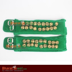 2 Line Bells - Blue Colour Ankle  for dance, Brass Salangai | Ghungroos in Online