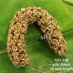 Maroon With Golden Colour Artificial 10 Inch Flowers For Dance Online
