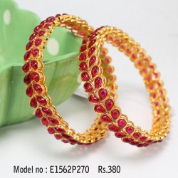 2.6 size kempu stone bangles online