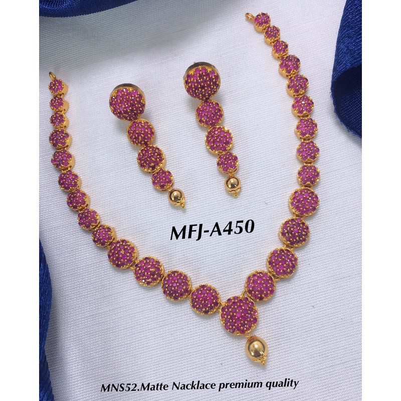 Red Stone Necklace | Ruby necklace designs, Necklace set indian bridal  jewelry, Gold jewellery design necklaces