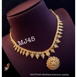 Gold Finish Flower With...