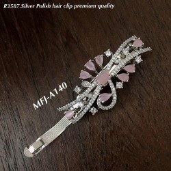 Silver Polish CZ&AD Pink...