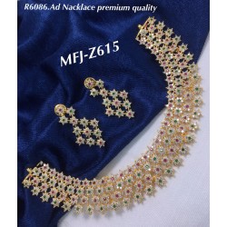 Multi-color Polki Stone Necklace – Cbigsapparels