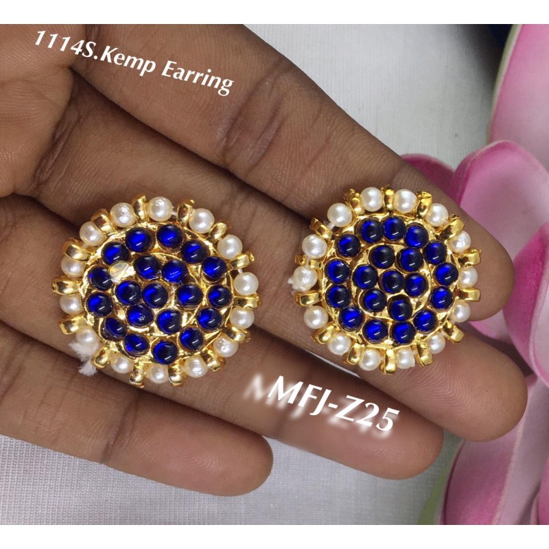 Maria Royal Blue Earrings – Rubys Creations-baongoctrading.com.vn