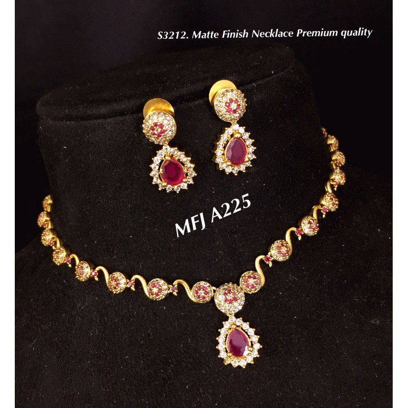 Latest CZ stone Necklace Designs - South India Jewels | Gold fashion  necklace, Necklace designs, Gold necklace indian bridal jewelry