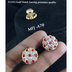 CZ,Ruby Stones,Double Layer...