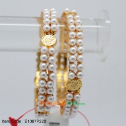 2.4 Size Pearls Beads Bangles 