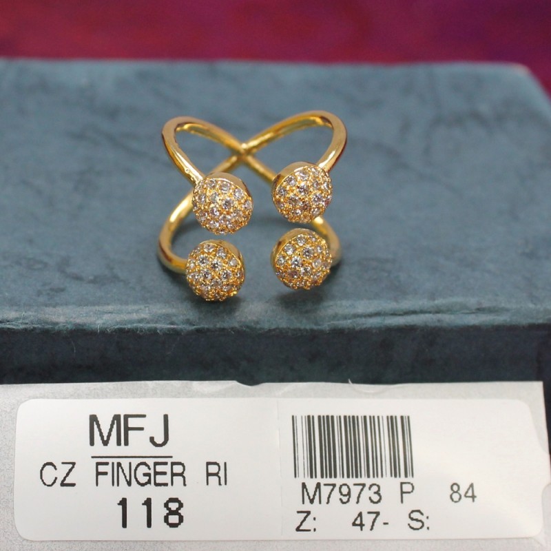 CZ Stones Peacock, Flowers & Leaves Design Gold Plated Finish Side Pendant (mogappu) Buy Online